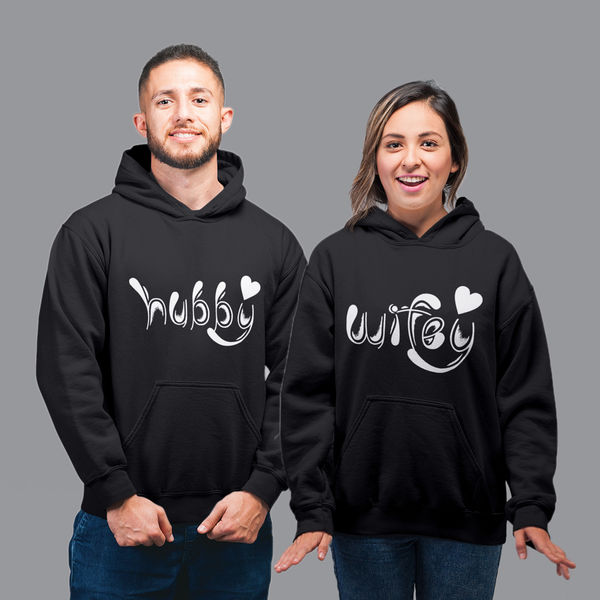 hubby wifey sweatshirts