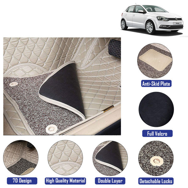 Kingsway 7d Car Mats Color Volkswagen Polo Model Year 2012