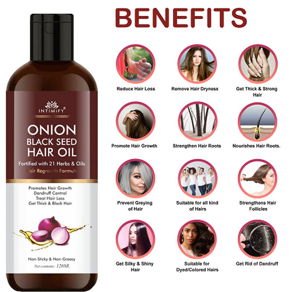 Onion Oil for Hair Benefits and How to Use  Vagads Khadi