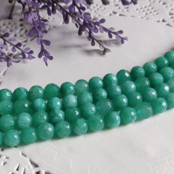 Real Stone Beads - Sea Green