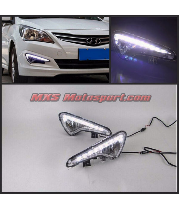 hyundai verna daytime running lights