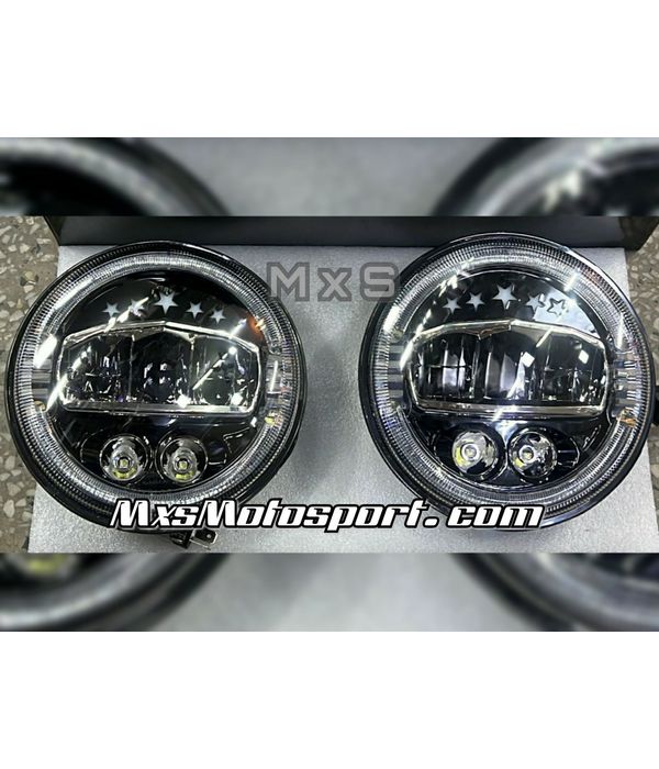 MXS3373 LED Headlights For Mahindra Thar Jeep Wrangler