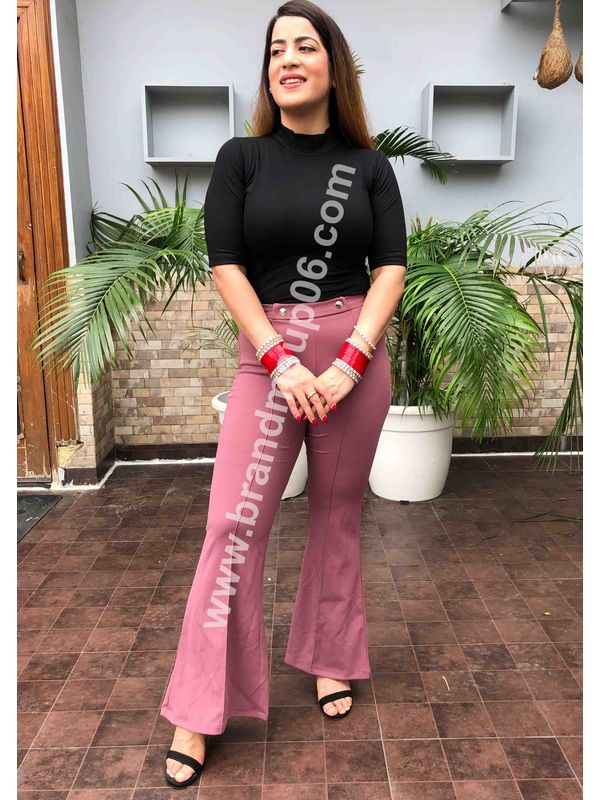 Style Junkiie Trousers and Pants  Buy Style Junkiie White Bell Bottom Pants  Set of 2 Online  Nykaa Fashion