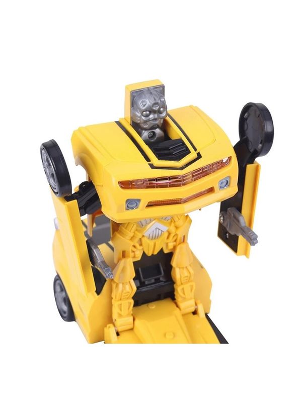 yellow robot toy