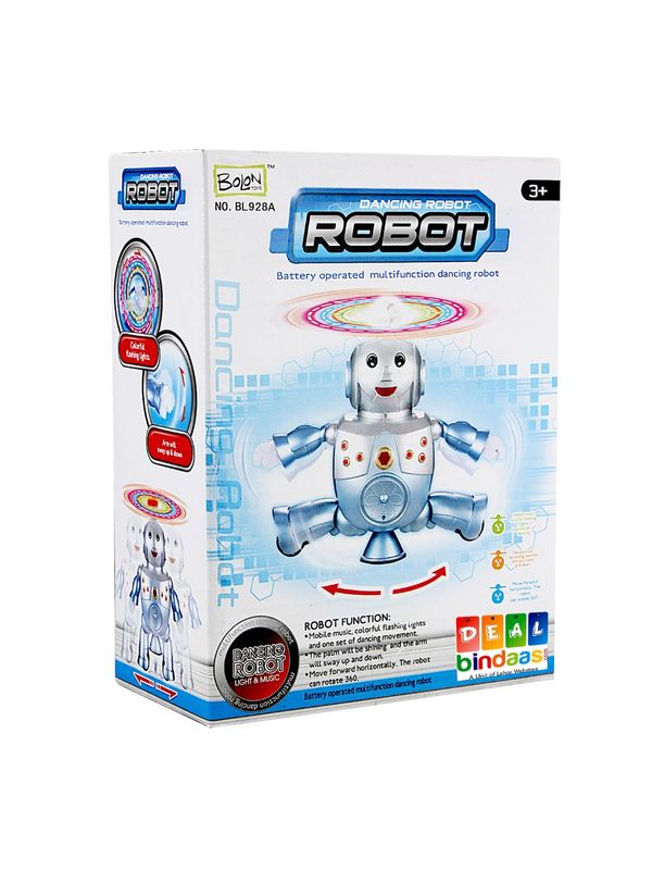 dancing robot toy with music & flashing light