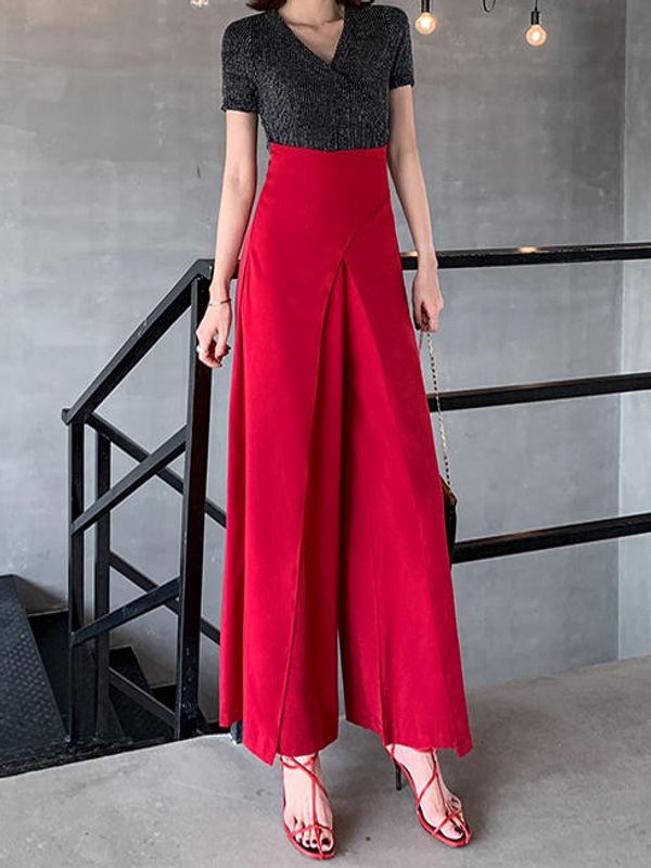 high waist jumpsuit wide leg