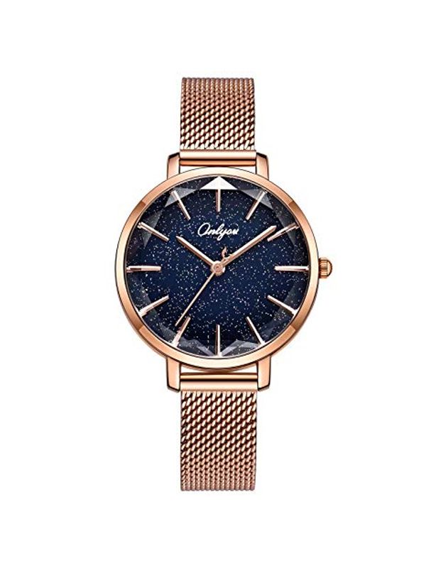 Onlyou Analog Rose Gold Watch For-Ladies (328008LF)