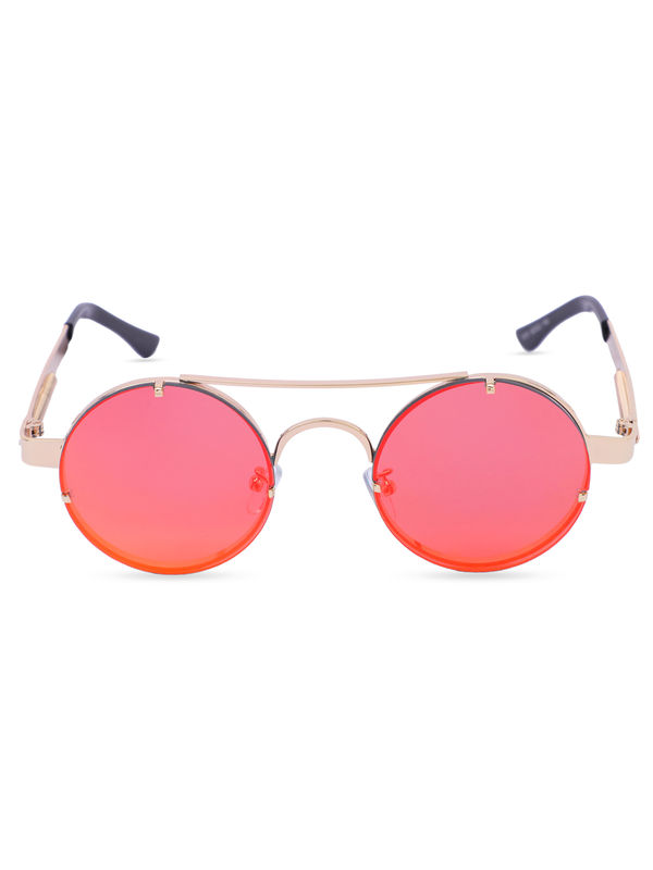 Steampunk Red With UV Protected Unisex Sunglasses