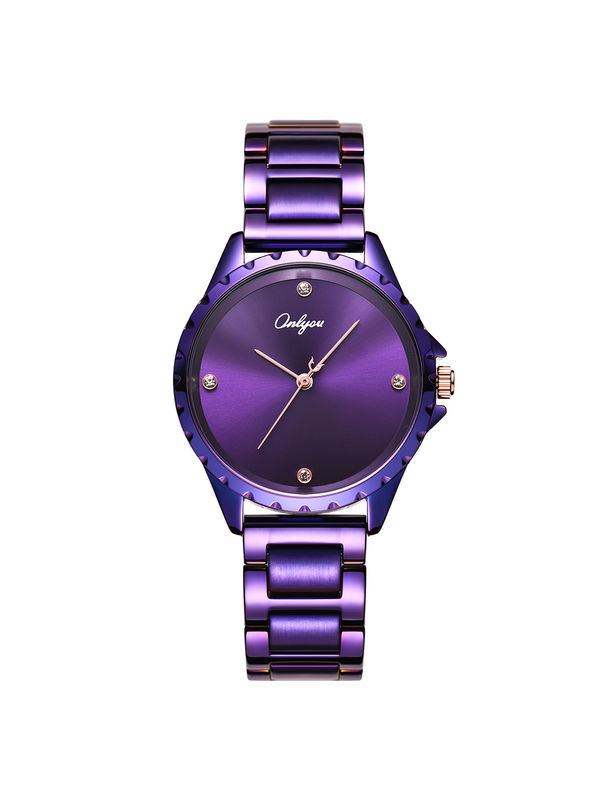 Onlyou Analog Purple Sports Watch For-Ladies