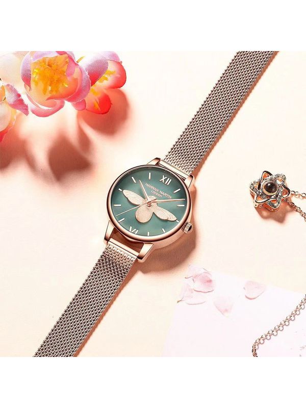 HANNAH MARTIN -HM-112-Rose Gold Analog Watch For-Ladies (NOW IN INDIA)