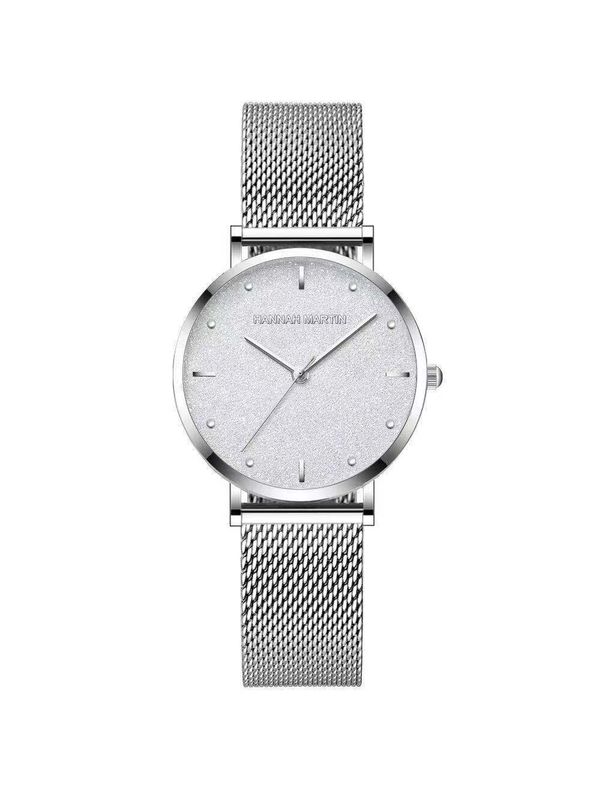 HANNAH MARTIN 536-SILVER Analog Watch For-Ladies