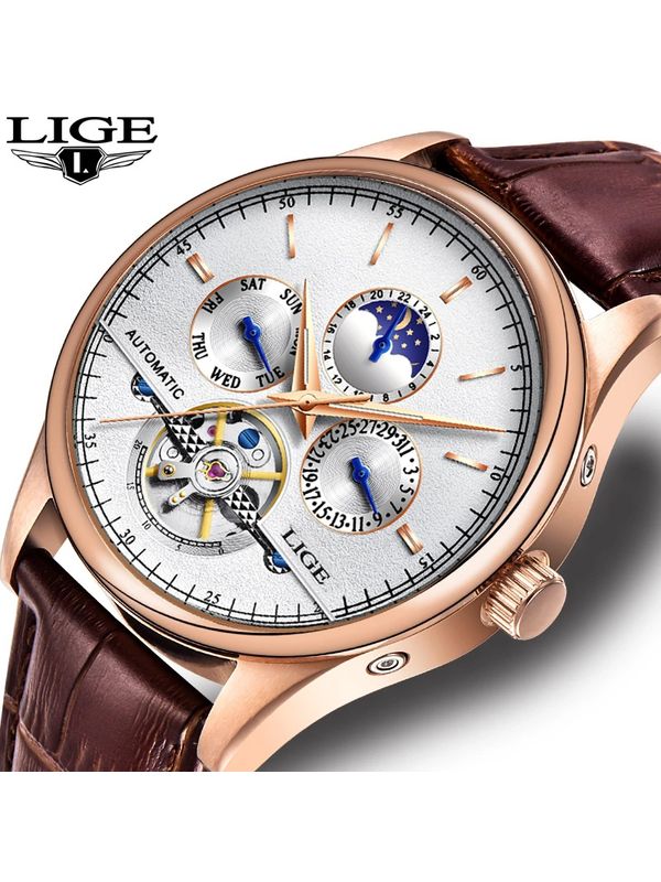 Switzerland I&W Mechanical Watch for Men Sapphire Luminous Starry Luxury  Brand MIYOTA Automatic Men's Watches Reloj