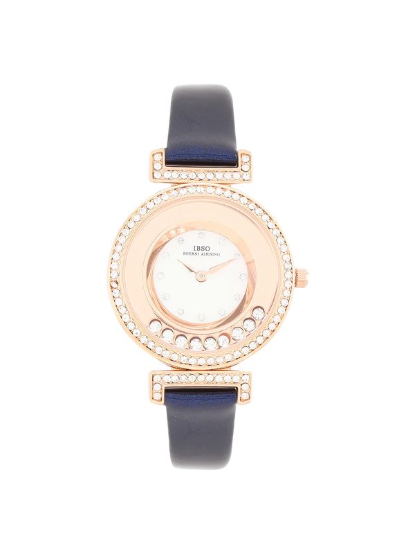 IBSO B2360L Blue Rose Gold Watch For-Ladies (NOW IN INDIA)