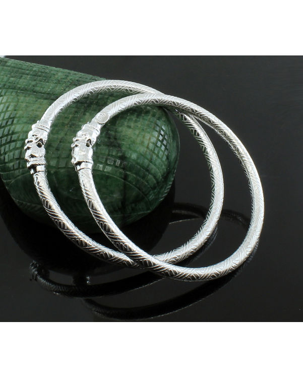 real silver bangles