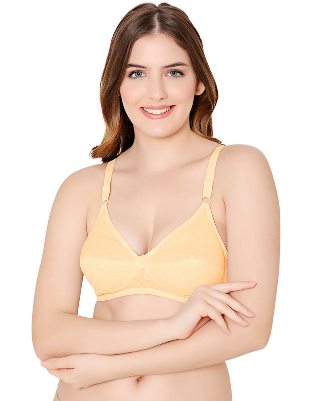 Bodycare polycotton wirefree adjustable straps comfortable non padded bra-1513S