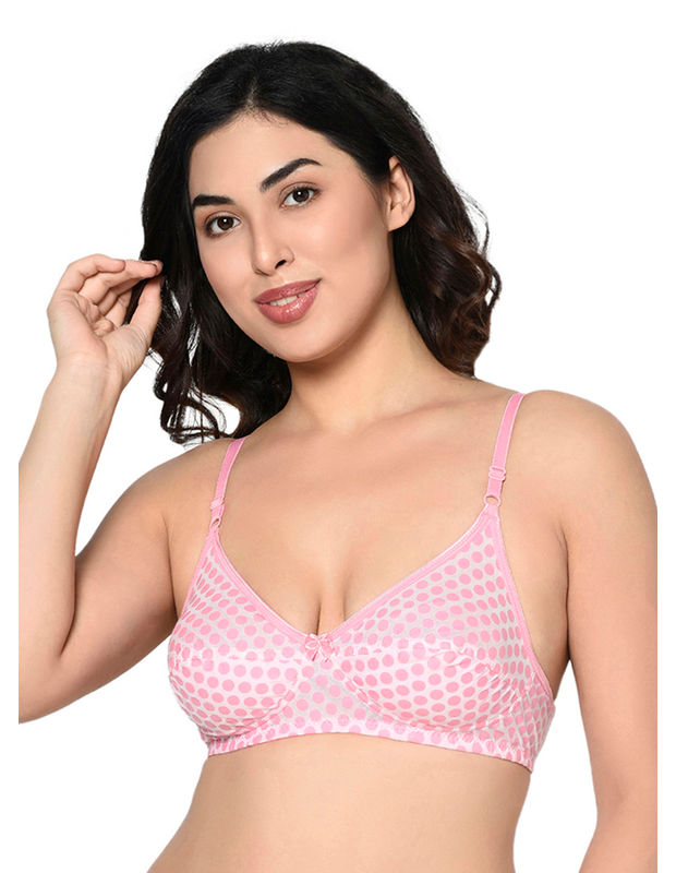 Bodycare Seamed, Non Padded Bra-1560-pink, 1560pink