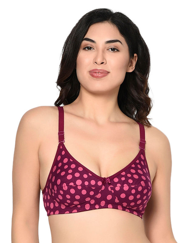 Buy BODYCARE Pack of 1 Full Coverage Regular Bra in Pink Color