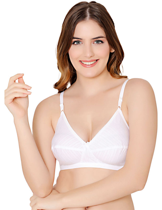 Bodycare polycotton wirefree adjustable straps comfortable non padded  bra-1570W