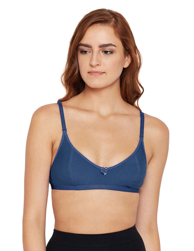 Perfect Coverage Bra-1575-S.Grey with free transparent strap