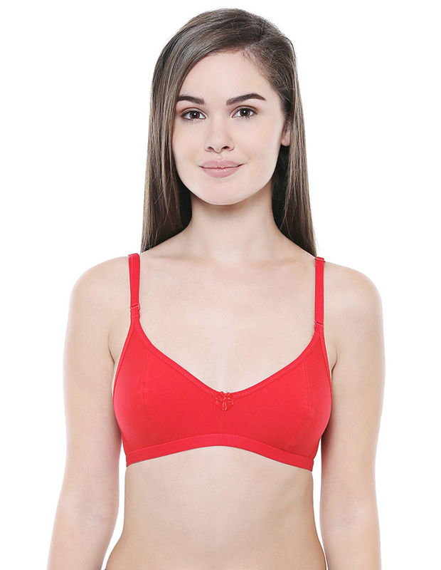 Perfect Coverage Bra-1575RE with free transparent strap