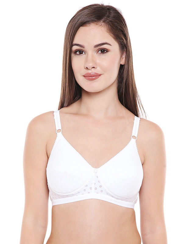 BODYCARE Women's Cotton Padded Bra (Pack of 1) White : : Fashion