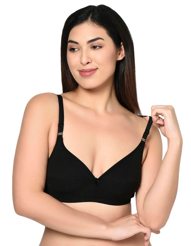 Bodycare Women's Cotton Spandex Lightly Padded Wire Free Everyday Bra 5531  – Online Shopping site in India