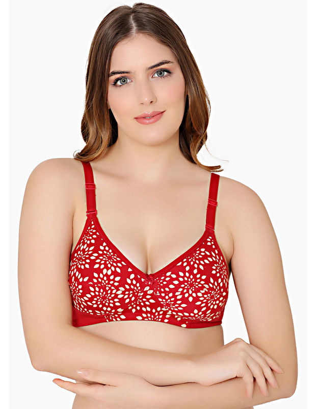 Bodycare cotton wirefree adjustable straps comfortable non padded bra-1584MH