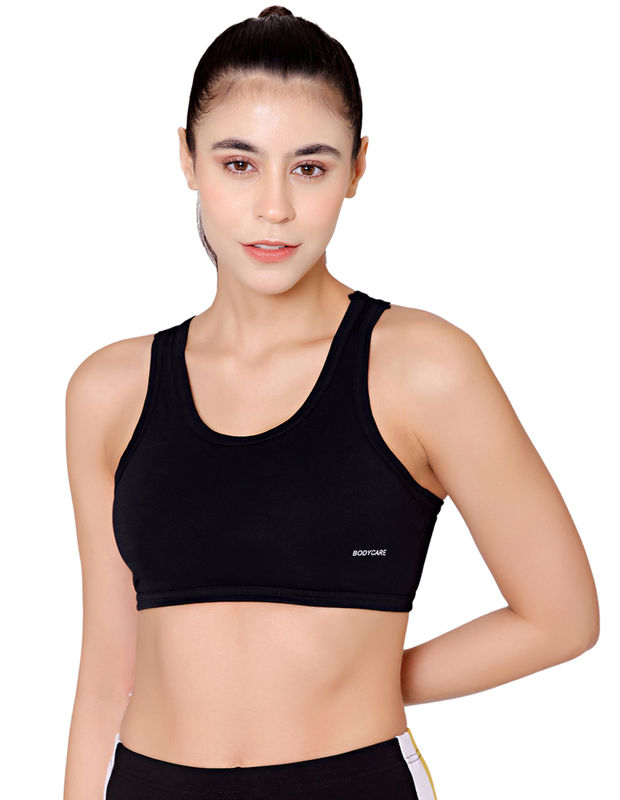 40 White Black Skin Pink Sports Bra - Get Best Price from Manufacturers &  Suppliers in India