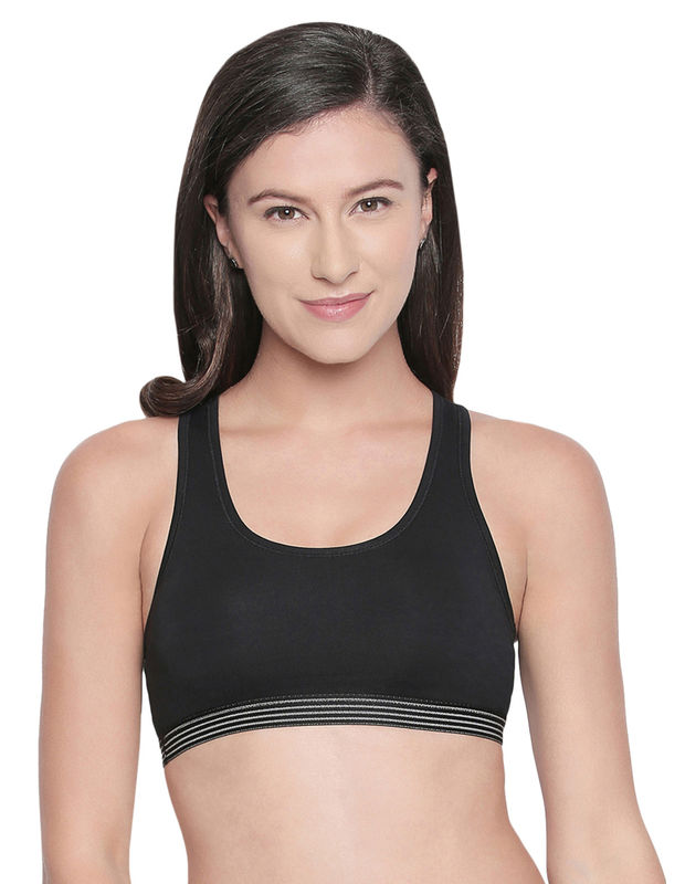 Bodycare Non-Padded Women Sports Bra (Skin) -1607