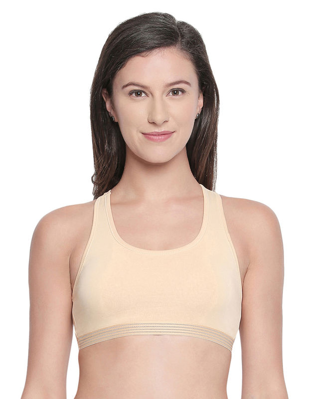 Racerback Sports Bra-1616-skin, 1616-skin