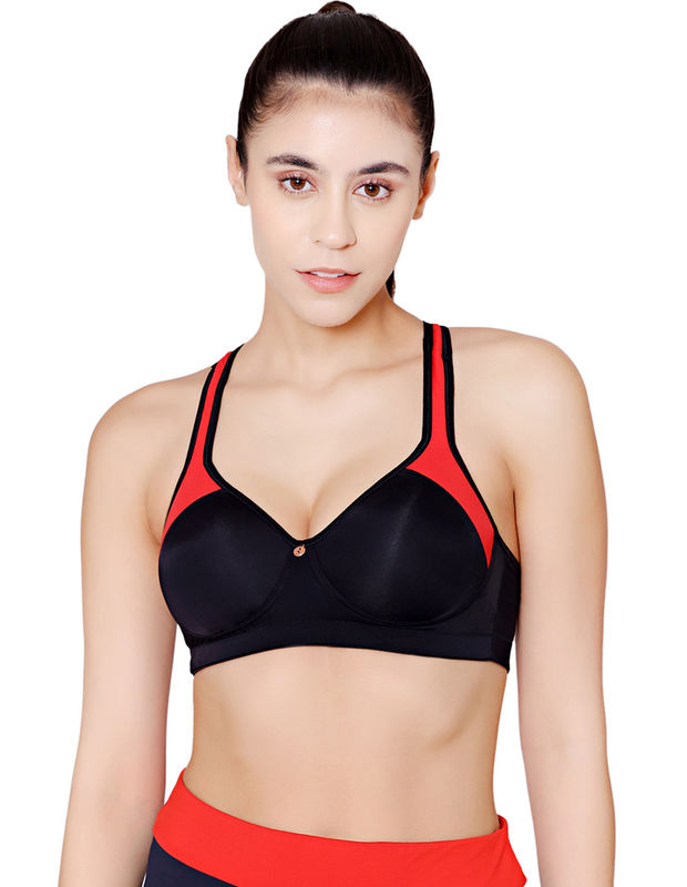 Jockey Women's Padded Cotton Full Coverage Broad Fabric Straps Bra – Online  Shopping site in India