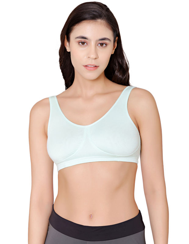 Bodycare modal spandex wirefree broad straps soft cup sleep bra