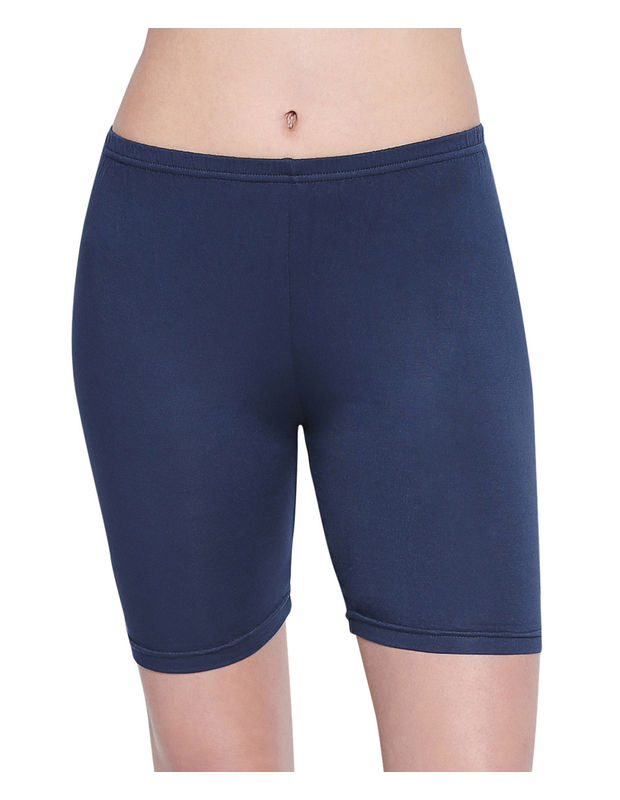 Bodycare Cycling Shorts In Cotton Spandex - Pack Of 2 - 16b