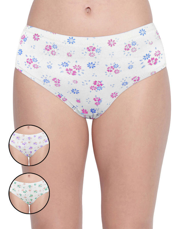 Bodycare Women Cotton 3pcs Panty Pack In Assorted Colors 3500-d