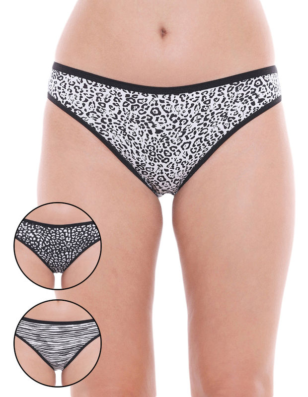 Pure Cotton Hi Cut Brief Panties 