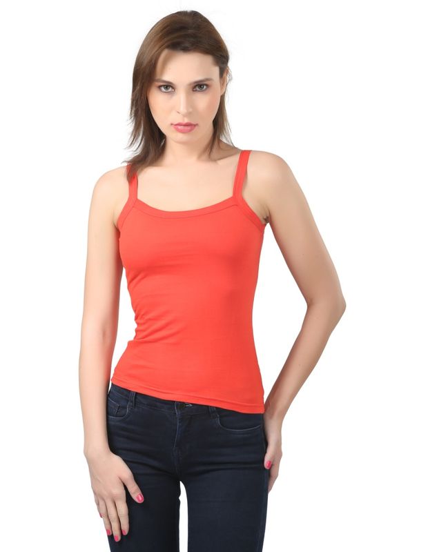 Square Neck Camisole - 51RED