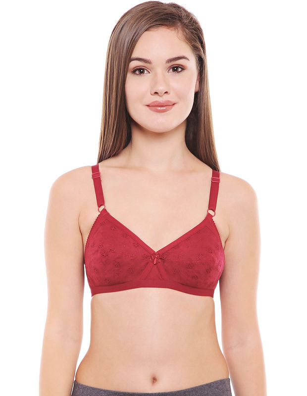 BODYCARE Women's Polycotton Perfect Coverage Seamless Regular Bra