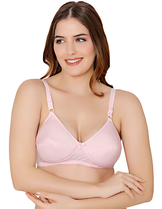 Buy Fynfo Prithvi Ayathi Pad Softened Shoulder Strap with Adjustment  Everyday Cotton Bra for Women Pack of 2 (95 cm) Online In India At  Discounted Prices