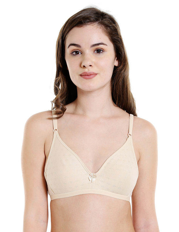 Bodycare Women's Cotton Full Coverage Seamless Regular Bra