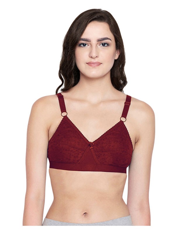 BODYCARE Cotton Full Coverage 5583Meh B-C-D Cup Bra (Maroon) in