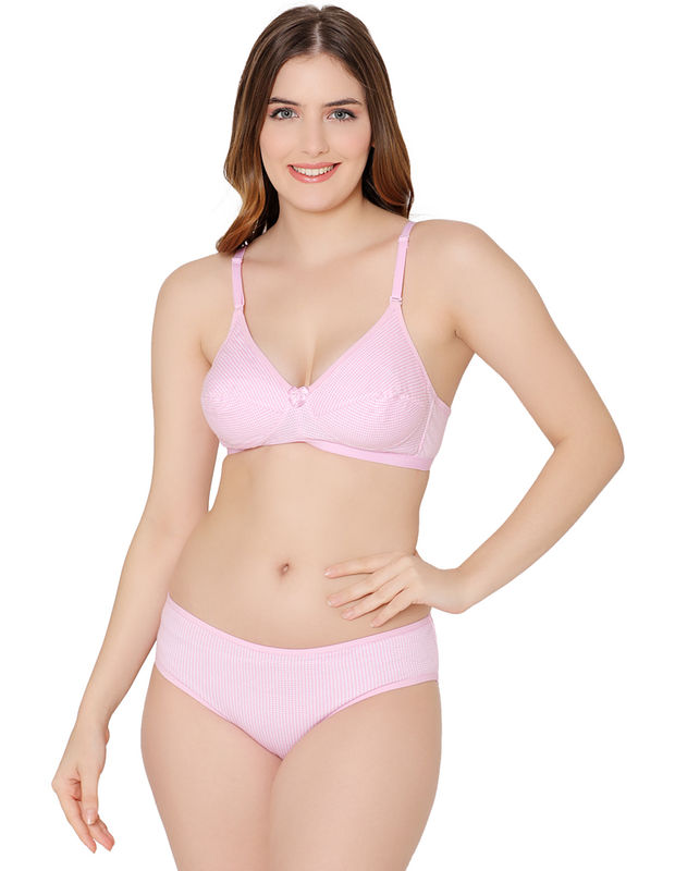 Buy SOFT MESH PADDED PRINTED PINK BRA for Women Online in India