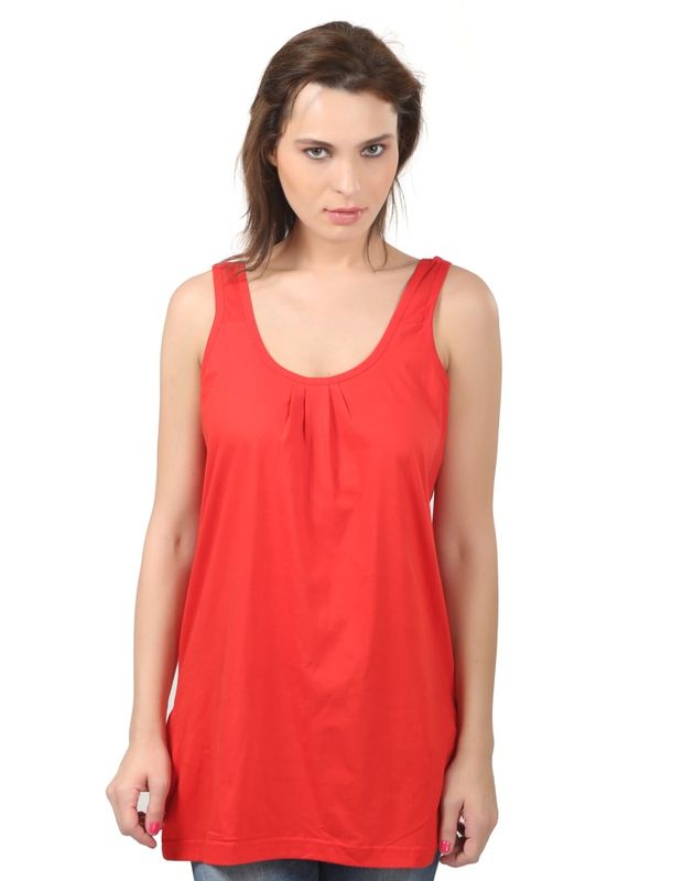 Mid Length Camisole - 64RED