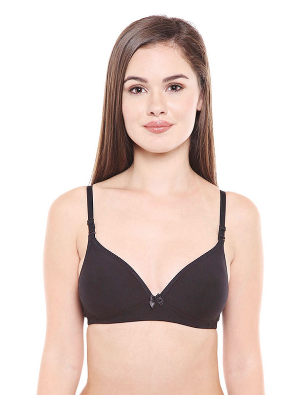 Bodycare Perfect Coverage Bra In Red-Black-Wine Color - Pack Of 3 (38B)