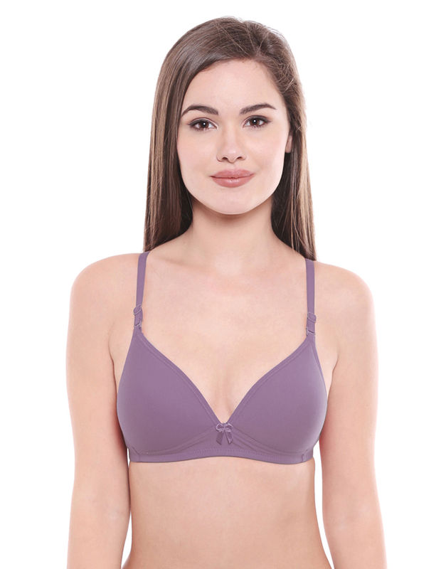 Buy Bodycare Padded Bra In Red-Wine Color (Pack of 2) Online