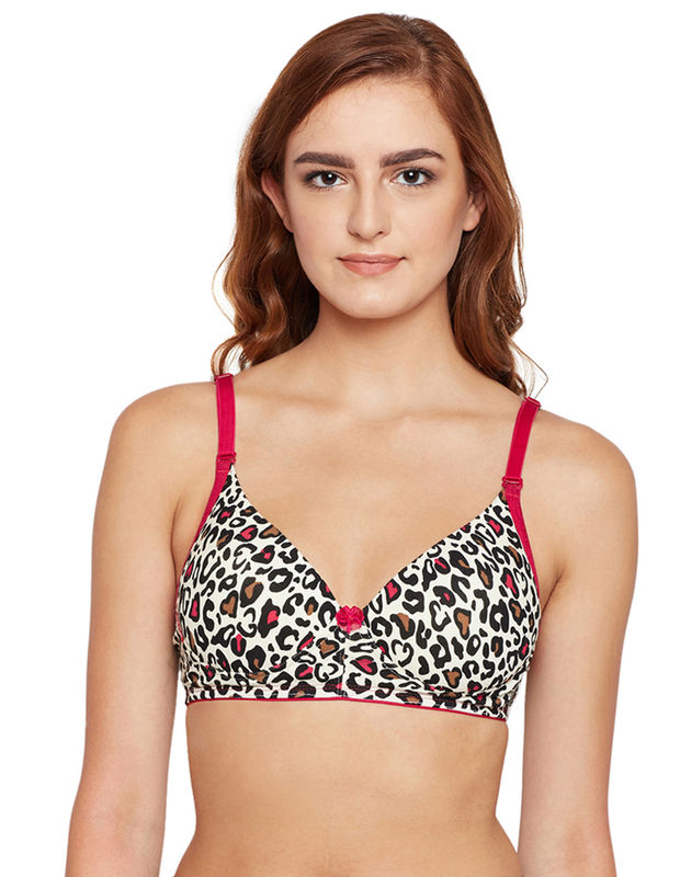 Buy Bodycare Padded Bra In Black-Pink-Red Color (Pack of 3) Online