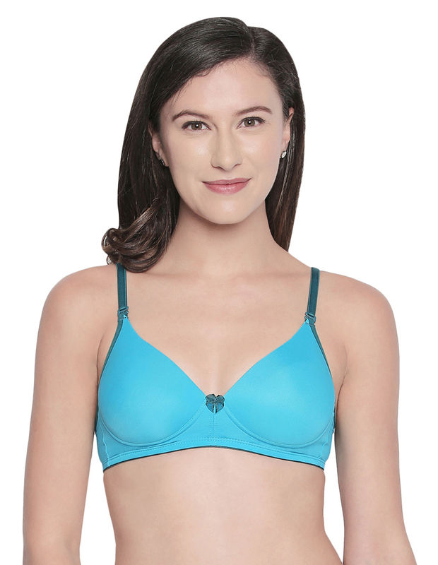 Seamless Padded Bra-bcd Cup Bra With Free Transparent Straps-6590 |  6590-white | Bodycare Creations Limited