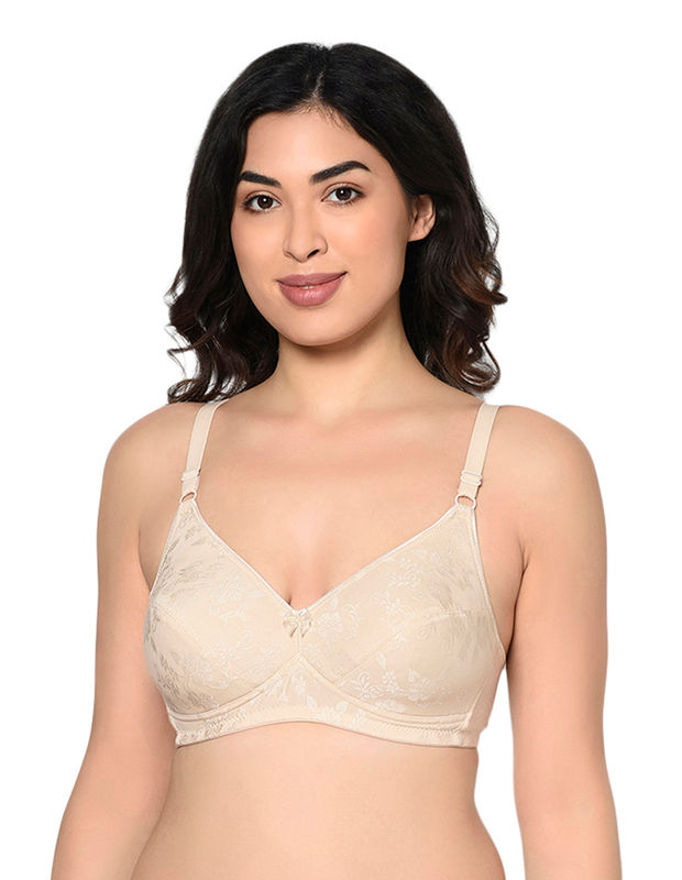 Bodycare Printed Padded Bra-6579-skin, 6579-skin