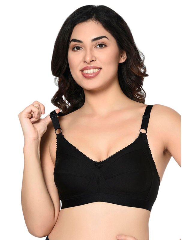 BODYCARE Women's Non Padded Non-Wired Sports Bra (Pack of 3)