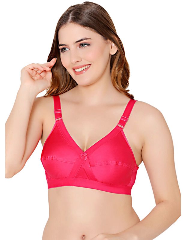 Bodycare cotton blend wirefree adjustable straps comfortable non padded bra-6591RANI