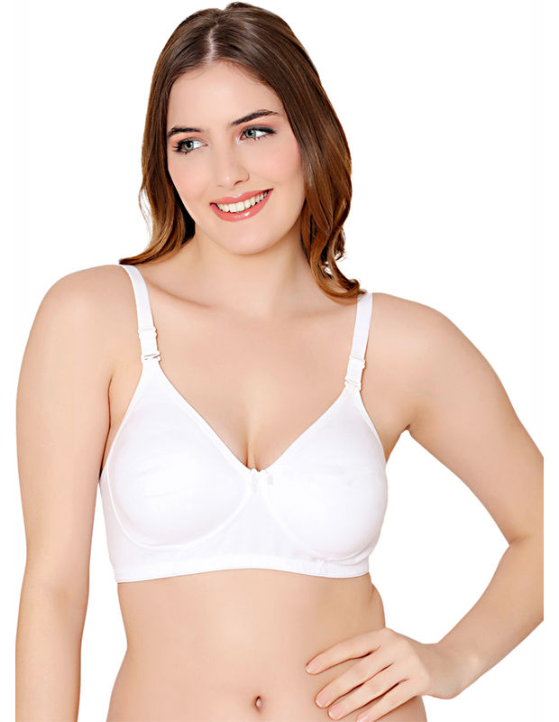 Bodycare polycotton wirefree convertible straps moulded cup non padded bra -6594S